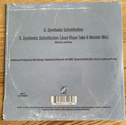 Melvin Bliss : Synthetic Substitution (7")