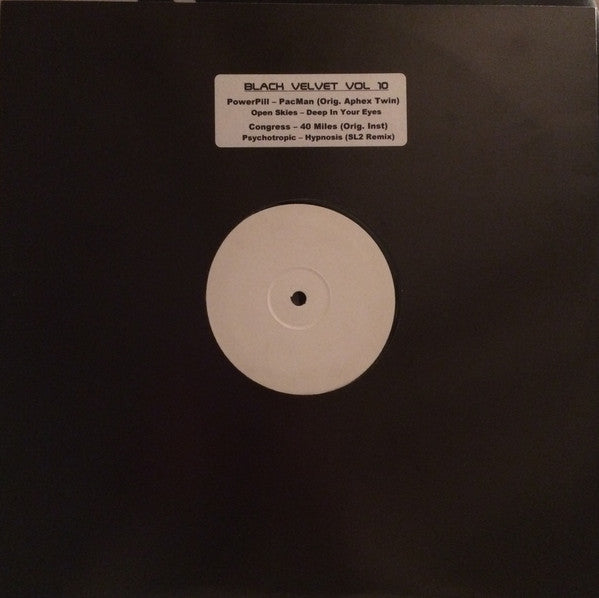 Various : Black Velvet Vol 10 (12", Unofficial, W/Lbl)
