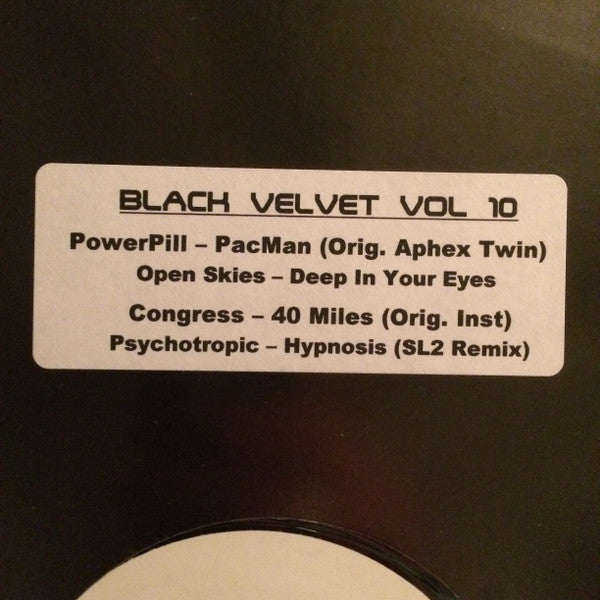 Various : Black Velvet Vol 10 (12", Unofficial, W/Lbl)