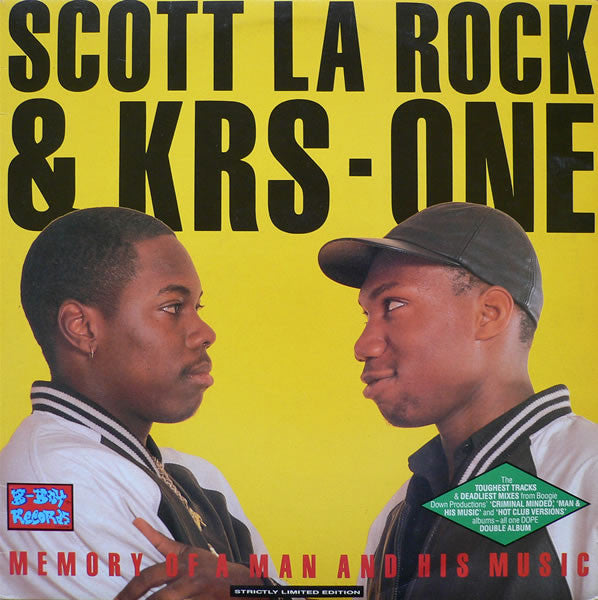 Scott La Rock* & KRS-One : Memory Of A Man And His Music (LP, Album + LP, Mixed + Ltd)