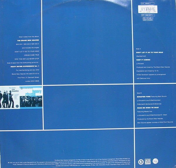 The Brand New Heavies Featuring N'Dea Davenport : Don't Let It Go To Your Head (12")