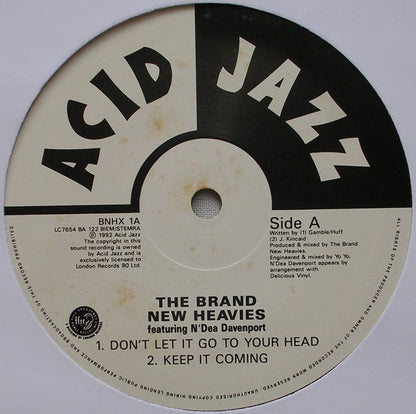The Brand New Heavies Featuring N'Dea Davenport : Don't Let It Go To Your Head (12")
