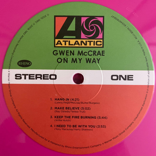 Gwen McCrae : On My Way (LP, Album, RE, Lip)