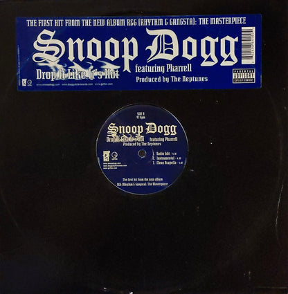 Snoop Dogg Featuring Pharrell* : Drop It Like It's Hot (12")