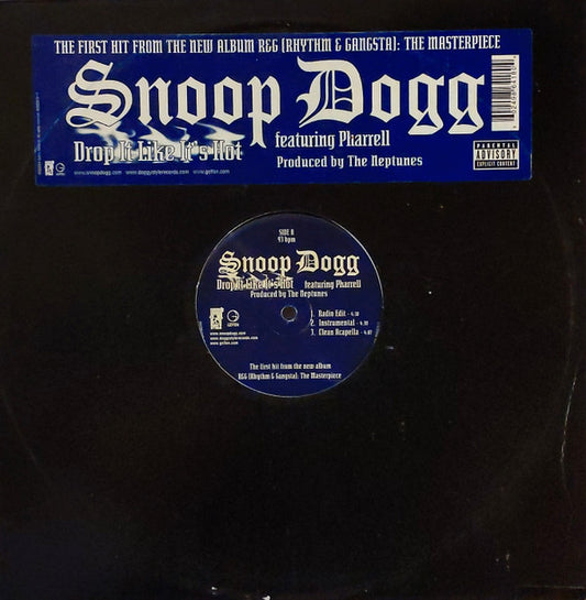 Snoop Dogg Featuring Pharrell* : Drop It Like It's Hot (12")