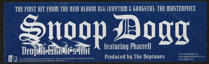 Snoop Dogg Featuring Pharrell* : Drop It Like It's Hot (12")