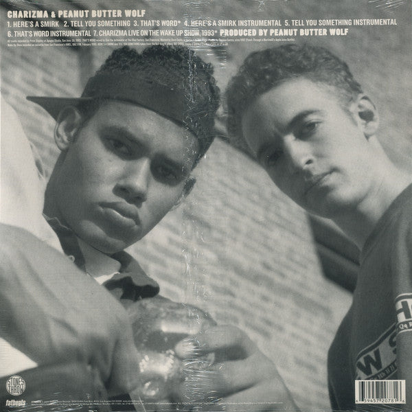 Charizma & Peanut Butter Wolf : Here's A Smirk (12", Single)