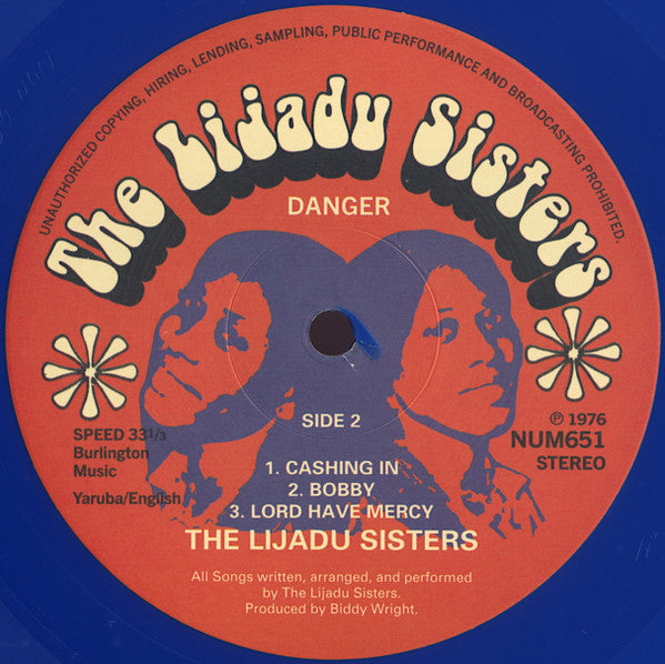 The Lijadu Sisters* : Danger (LP, Album, RE, Blu)