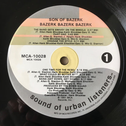 Son Of Bazerk Featuring No Self Control And The Band : Bazerk Bazerk Bazerk (LP, Album)