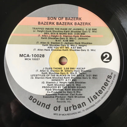 Son Of Bazerk Featuring No Self Control And The Band : Bazerk Bazerk Bazerk (LP, Album)
