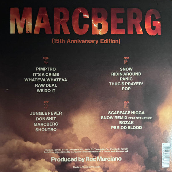Roc Marciano : Marcberg (15th Anniversary Edition) (LP, Cle + LP, Whi + Album, RE)
