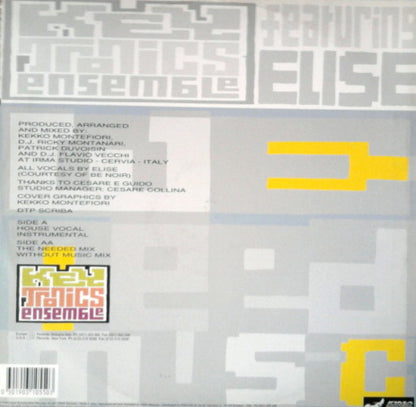Key Tronics Ensemble Featuring Elise (14) : We Need Music (12")