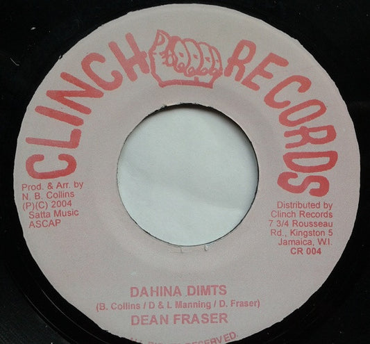 Dean Fraser / Clinch All Stars : Dahina Dimts / Mandella Mix (7", RE)