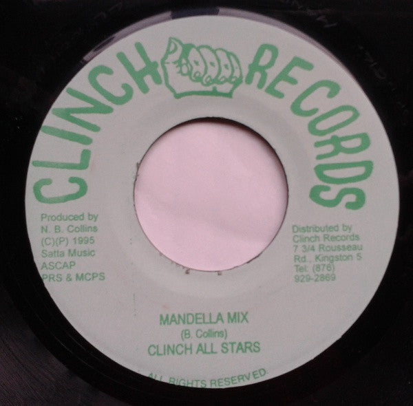 Dean Fraser / Clinch All Stars : Dahina Dimts / Mandella Mix (7", RE)