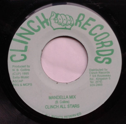 Dean Fraser / Clinch All Stars : Dahina Dimts / Mandella Mix (7", RE)