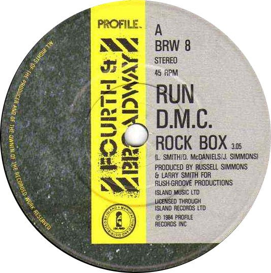 Run-DMC : Rock Box (7", Single)