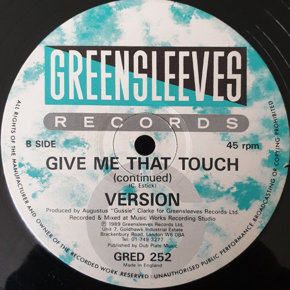 Deborahe Glasgow : Give Me That Touch (12")