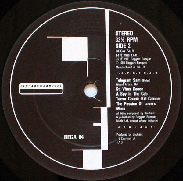 Bauhaus : 1979-1983 (2xLP, Comp, Gat)