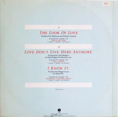 Madonna : The Look Of Love (12", Single, RP)