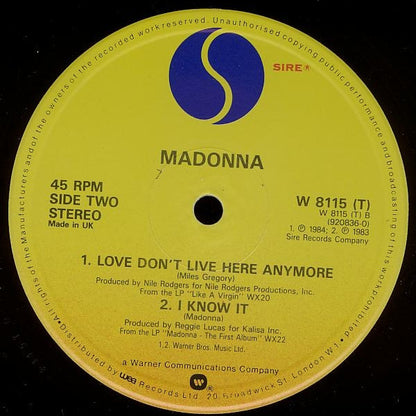 Madonna : The Look Of Love (12", Single, RP)