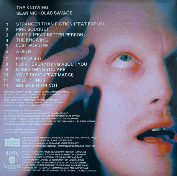 Sean Nicholas Savage : The Knowing (LP, Album, Tur)