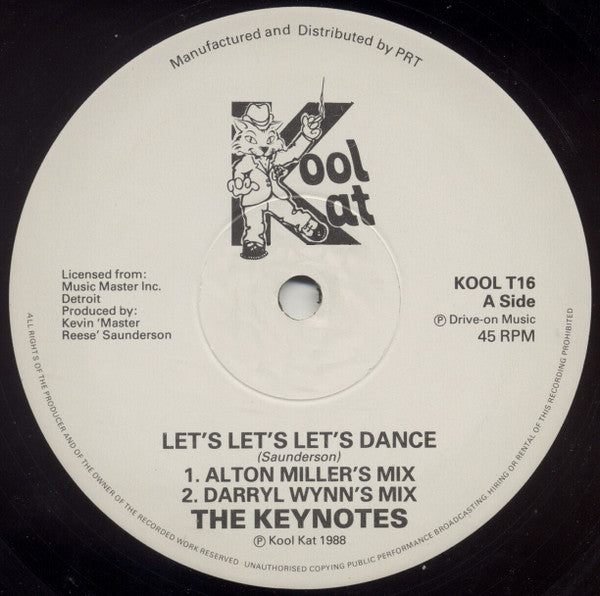 The Keynotes* : Let's Let's Let's Dance (12")