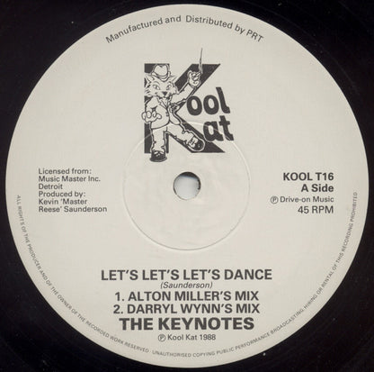 The Keynotes* : Let's Let's Let's Dance (12")