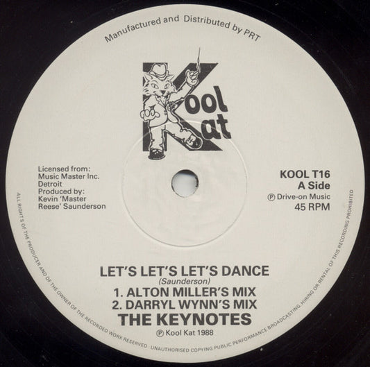The Keynotes* : Let's Let's Let's Dance (12")