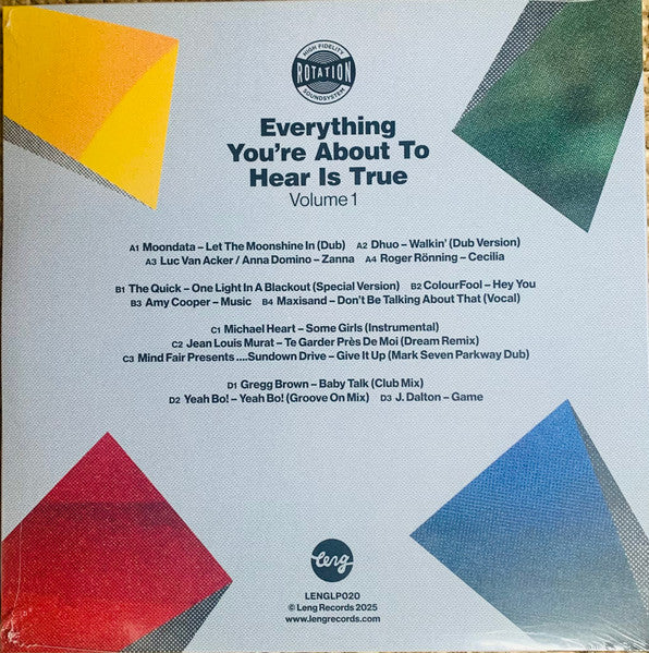 Various : Rotation Sound System - Everything You're About To Hear Is True Vol. 1 (2xLP)
