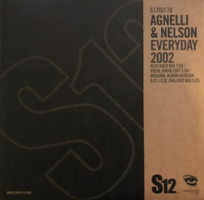 Agnelli & Nelson : Everyday 2002 (12", RE)