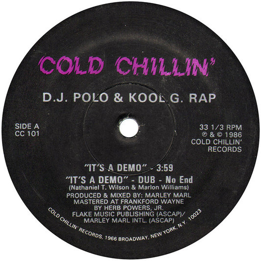 Kool G Rap & D.J. Polo : It's A Demo / I'm Fly (12")