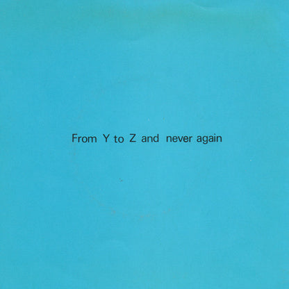 Big In Japan : From Y To Z And Never Again (7", EP)