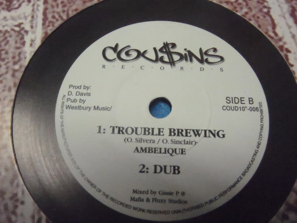 Johnny Clarke / Rod Taylor / Ambelique : Dreader Dread / Don't Look Back / Trouble Brewing (10")