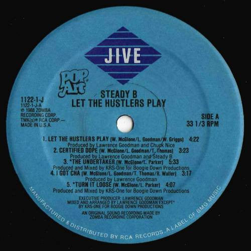 Steady B : Let The Hustlers Play (LP, Album)