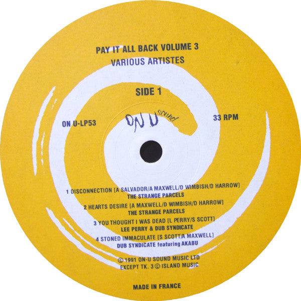 Various : Pay It All Back Volume Three (2xLP, Comp)
