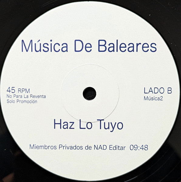 Nad (11) : Doble Amor / Haz Lo Tuyo (12", Promo, Unofficial)