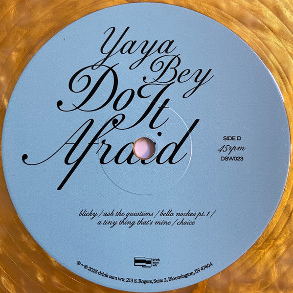 Yaya Bey : Do It Afraid (2x12", Album, Ltd, Liq)