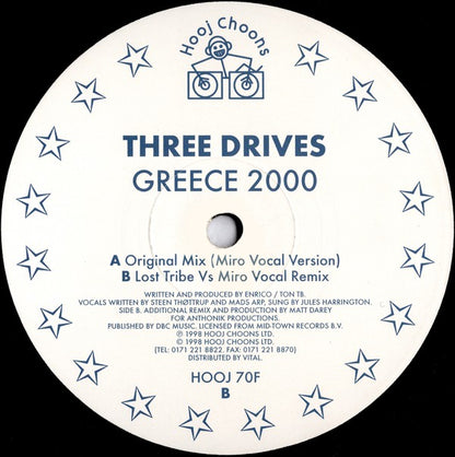 Three Drives : Greece 2000 (12")