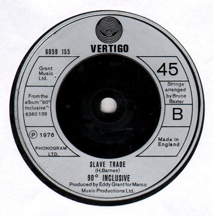 90° Inclusive : Little Wing / Slave Trade (7", Single)