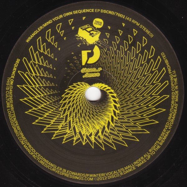 Wrangler : Mind Your Own Sequence EP (7", EP)