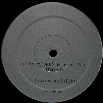 Stardust / Pépé Bradock : Music Sounds Better With You / Burnin (12", Unofficial)