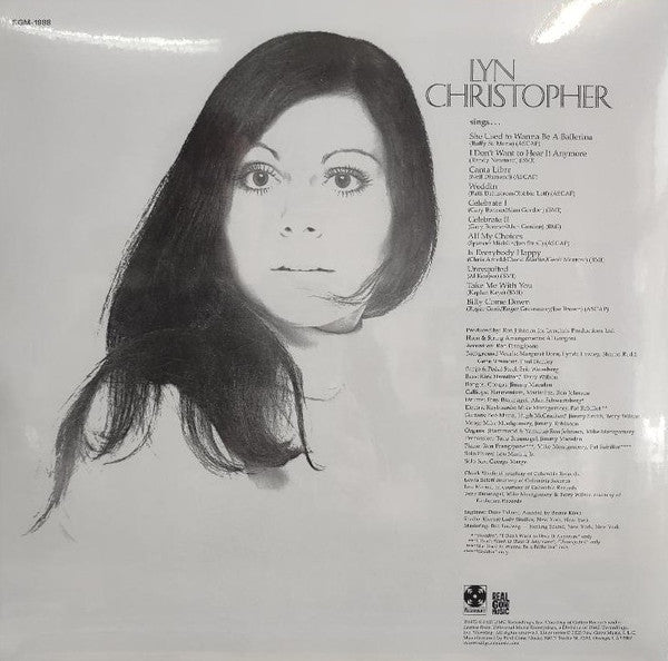 Lyn Christopher : Lyn Christopher (LP, Album, RE, Blu)