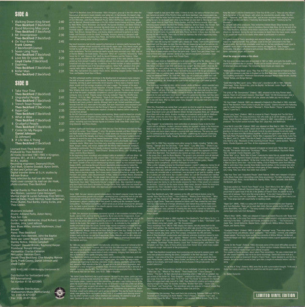 Theo Beckford  & Friends* : Trench Town Ska (LP, Comp)