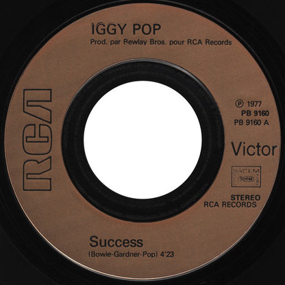 Iggy Pop : The Passenger / Success (7")