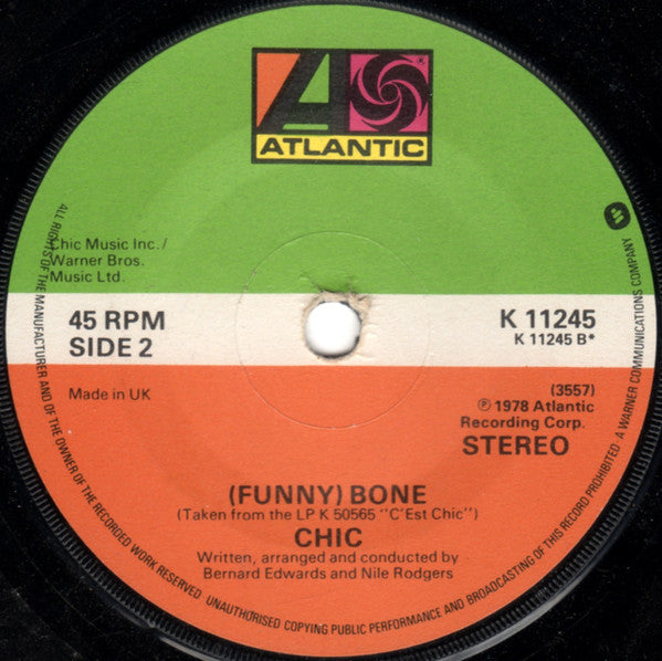 Chic : I Want Your Love (7", Single, CBS)