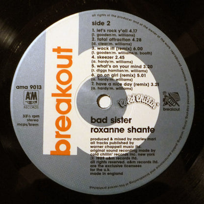 Roxanne Shanté : Bad Sister (LP, Album)