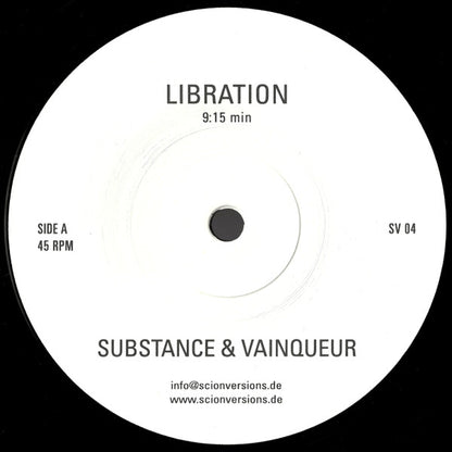 Substance & Vainqueur : Libration / Resonance (12", RE, RP)