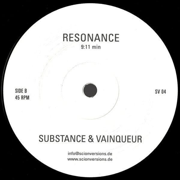 Substance & Vainqueur : Libration / Resonance (12", RE, RP)
