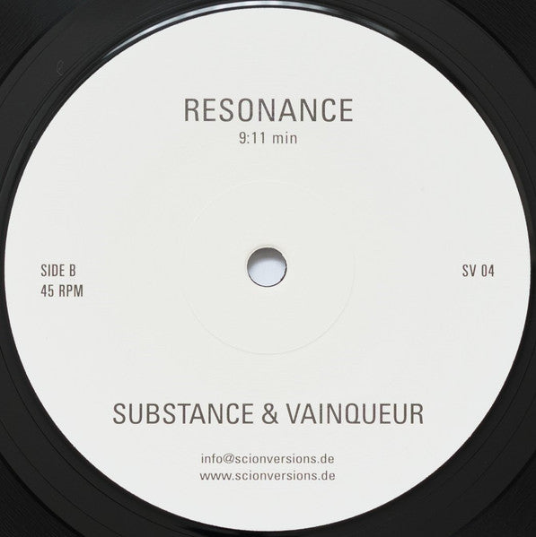 Substance & Vainqueur : Libration / Resonance (12", RE, RP)