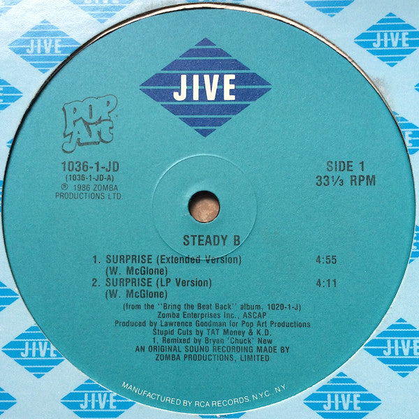 Steady B : Surprise / Get Physical (12")